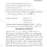 2010E - Bars Hunting Service of Arizona | Arizona Guided Hunts, Arizona Hunting, | Elk, Deer, Mountain Lion, Bear, Antelope, Turkey, Waterfoul, Javelina Bar's Hunting Service, LLC questionnaire page with handwritten responses and a reference comments section.